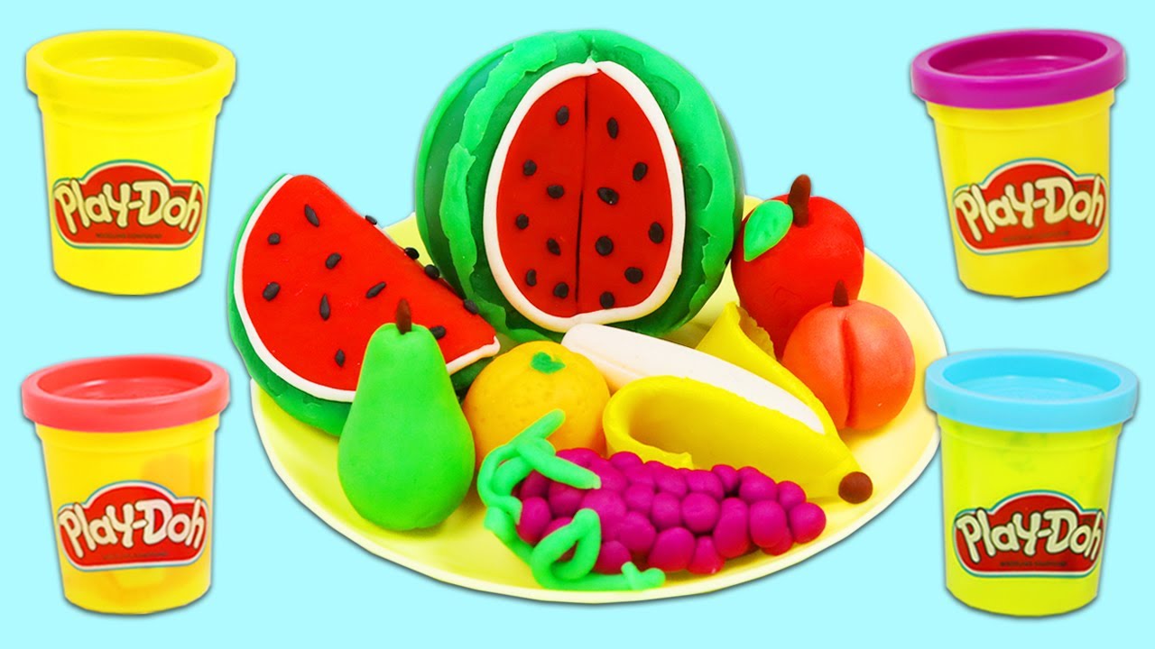 How to Make Mini Play Doh Fruits!