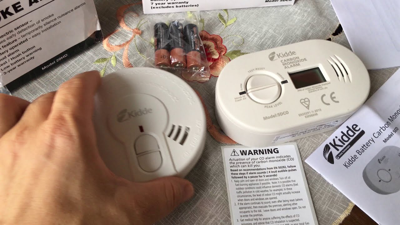 Alarme Digital Monóxido de Carbono e Alarme de Fumaça - Unboxing Kidde