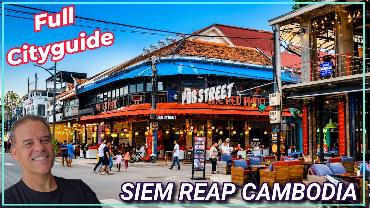SIEM REAP Full City Tour French Quarter 🇰🇭 Cambodia