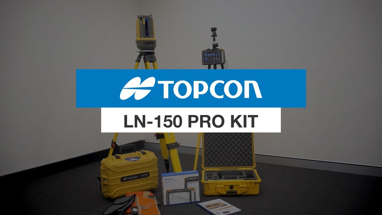 Topcon LN 150 Pro kit unboxing