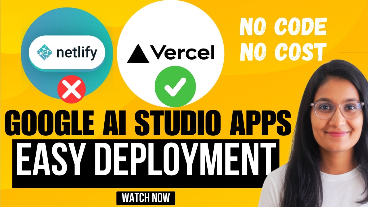 Deploy Google AI Studio App for FREE Using Vercel | Step-by-Step App Deployment Tutorial