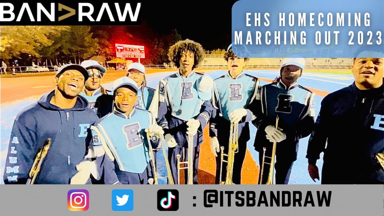 Band Raw || Eastern High School Marching Out and Tunnel 2023 || #Homecoming