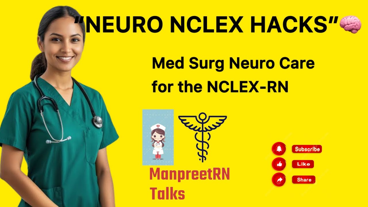 &ldquo;Top Neuro Nursing Tips You MUST Know for NCLEX!&rdquo;||Level of consciousness (LOC)Part-1