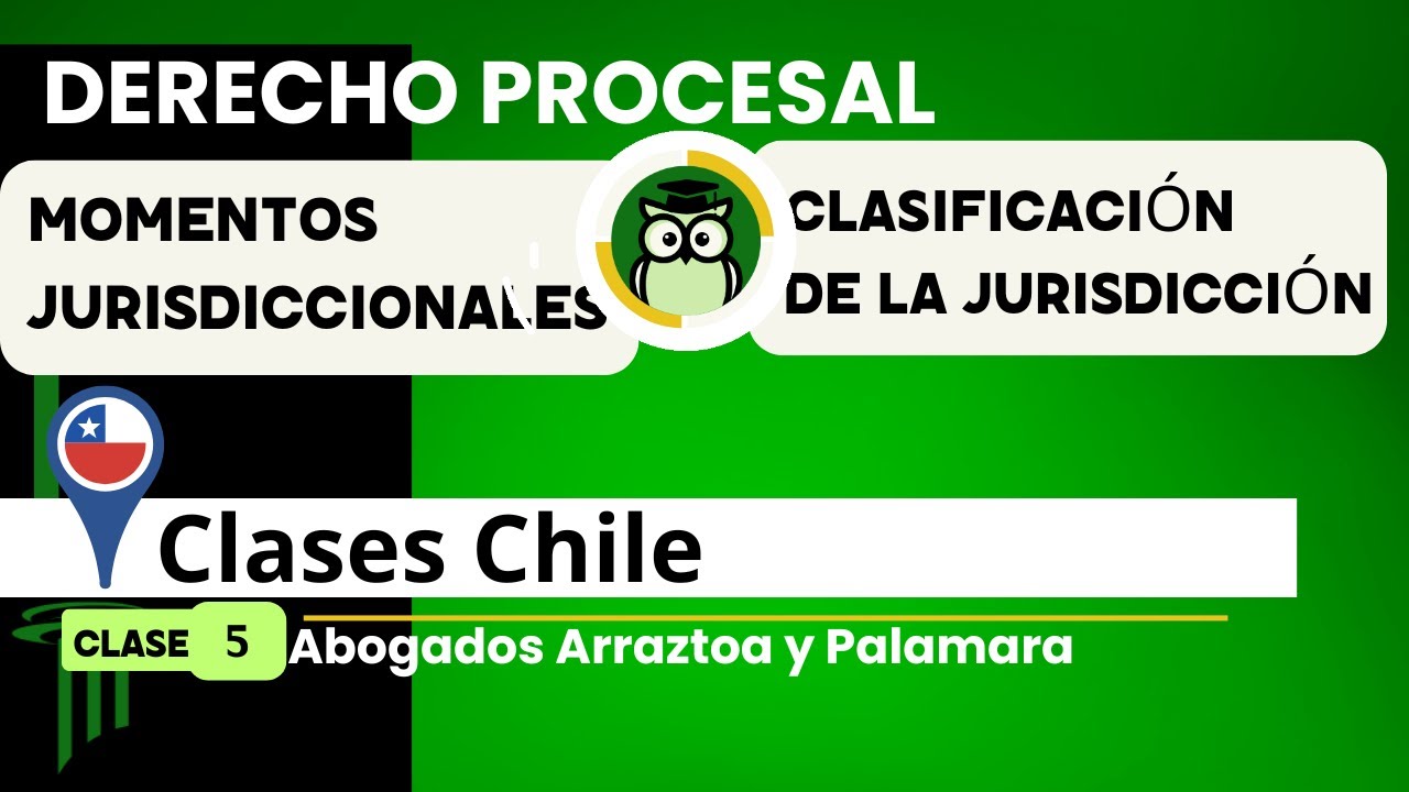 Momentos jurisdiccionales y clasificación de jurisdicción ⚖️🇨🇱 Derecho Procesal