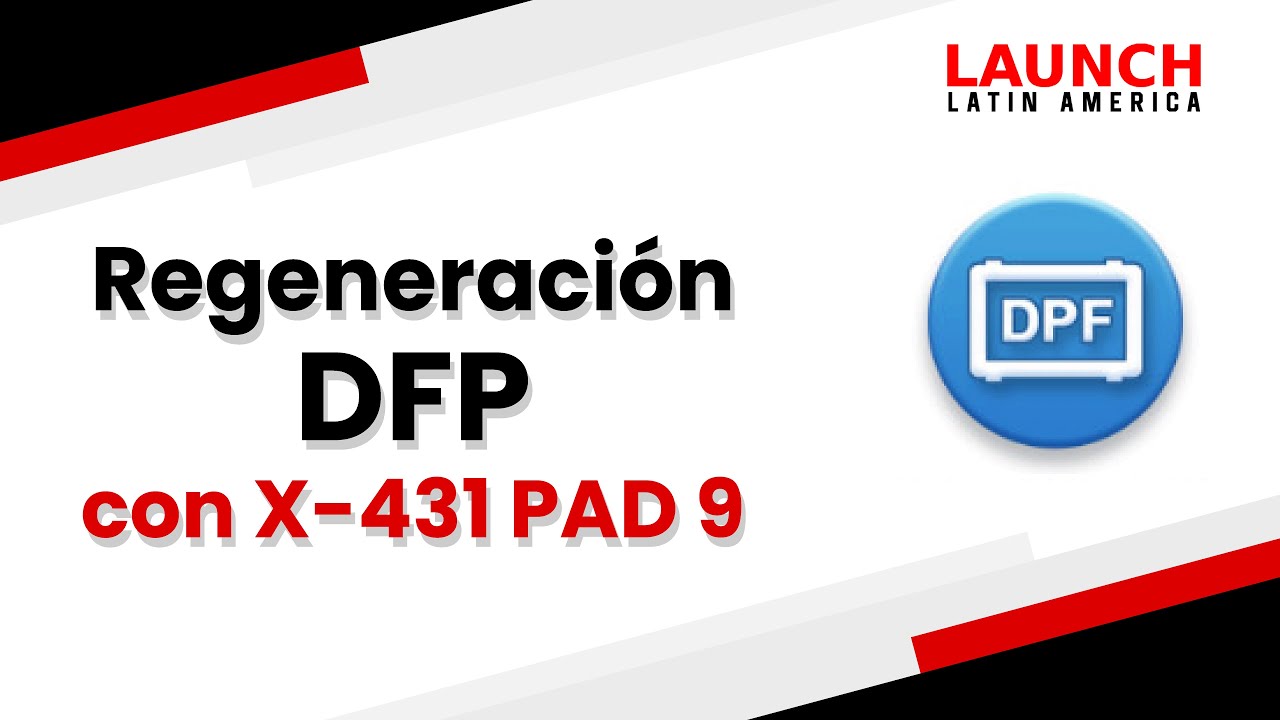 🔧 Regeneración de DPF con Launch X-431 Pad 9