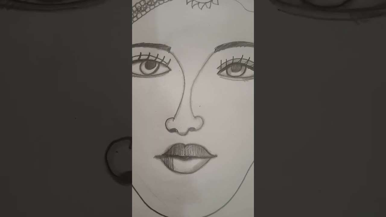 Radharani Realistic Pencil Drawing Step by Step | Divine Devotional Art Process