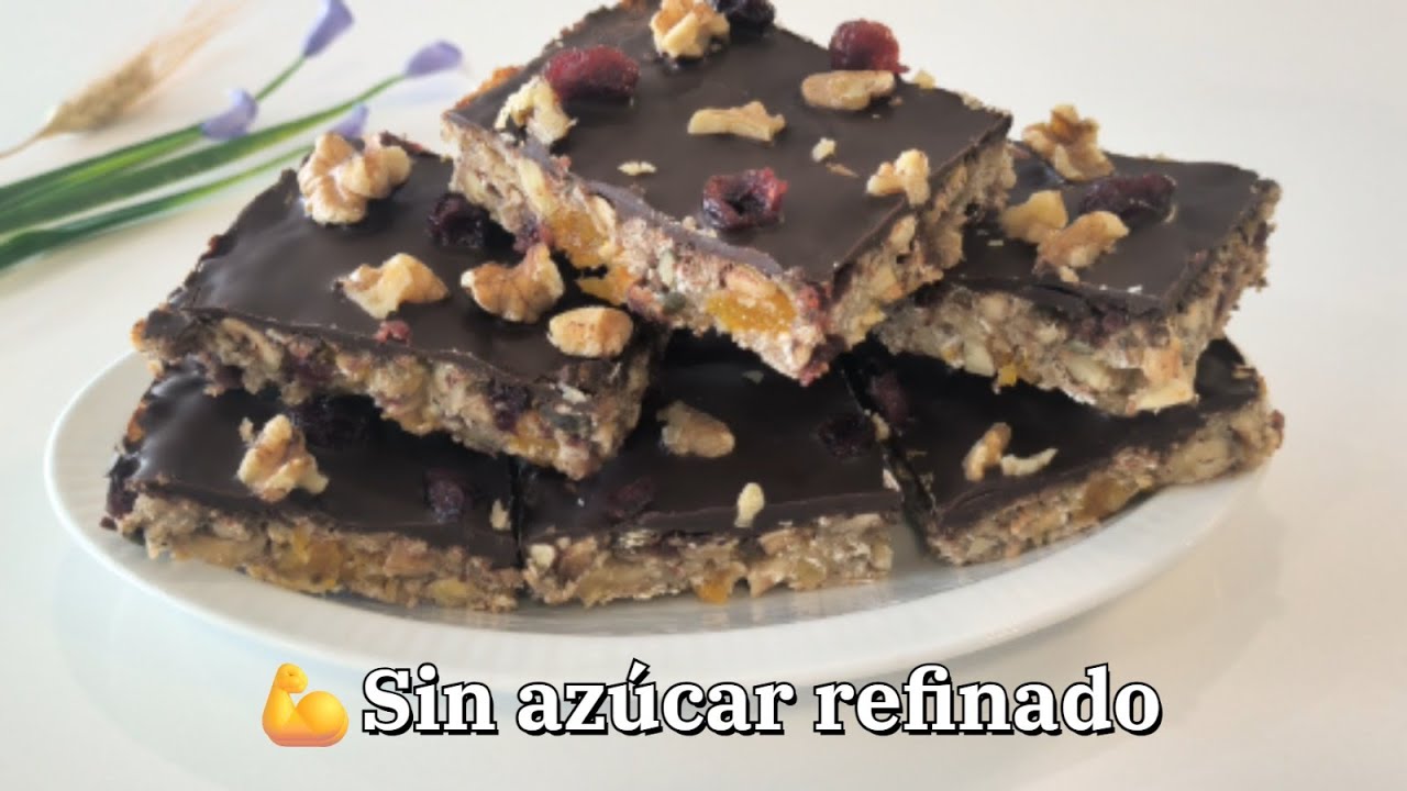 Barritas energéticas caseras 💪 fáciles y saludables | Sin azúcar refinado, perfectas para el snack