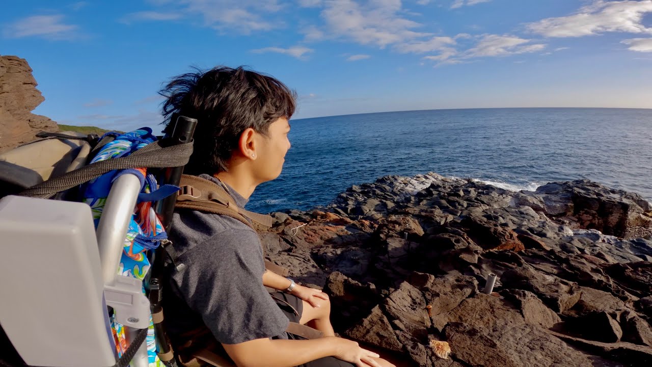 Catch & Cook on The Rocks!! Overnight Fishing Hawaiian Style 