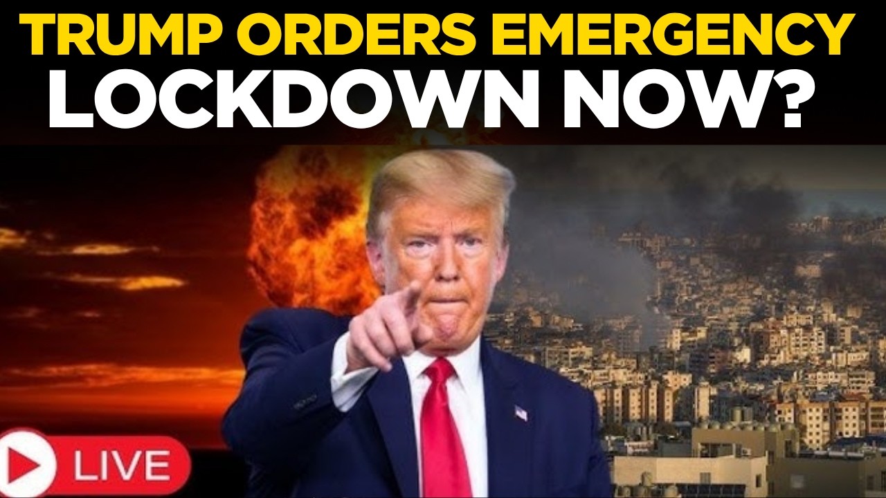 Donald Trump LIVE: 'Lockdown Now' | Immediate Order Sends Shockwaves Across Nation | US News
