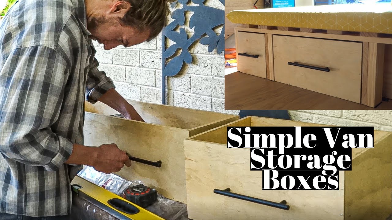 Making Simple Van Storage Boxes | Mitsubishi Express Van Conversion Part 16