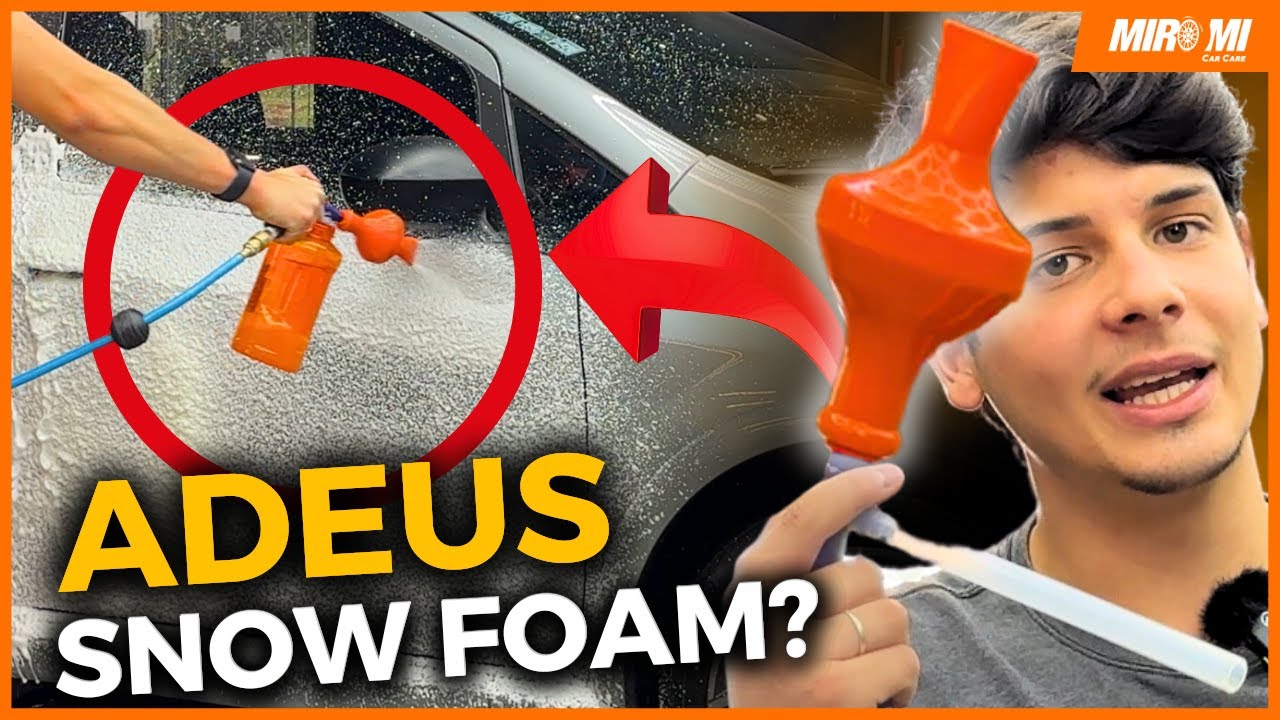 CANHÃO de ESPUMA para Compressor de AR! melhor que o tradicional?👀