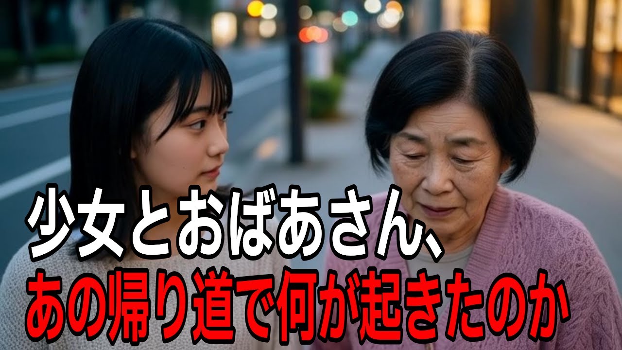 (AIを活用した創作物) 少女とおばあさん｜駅前スーパーから始まった私たちの物語