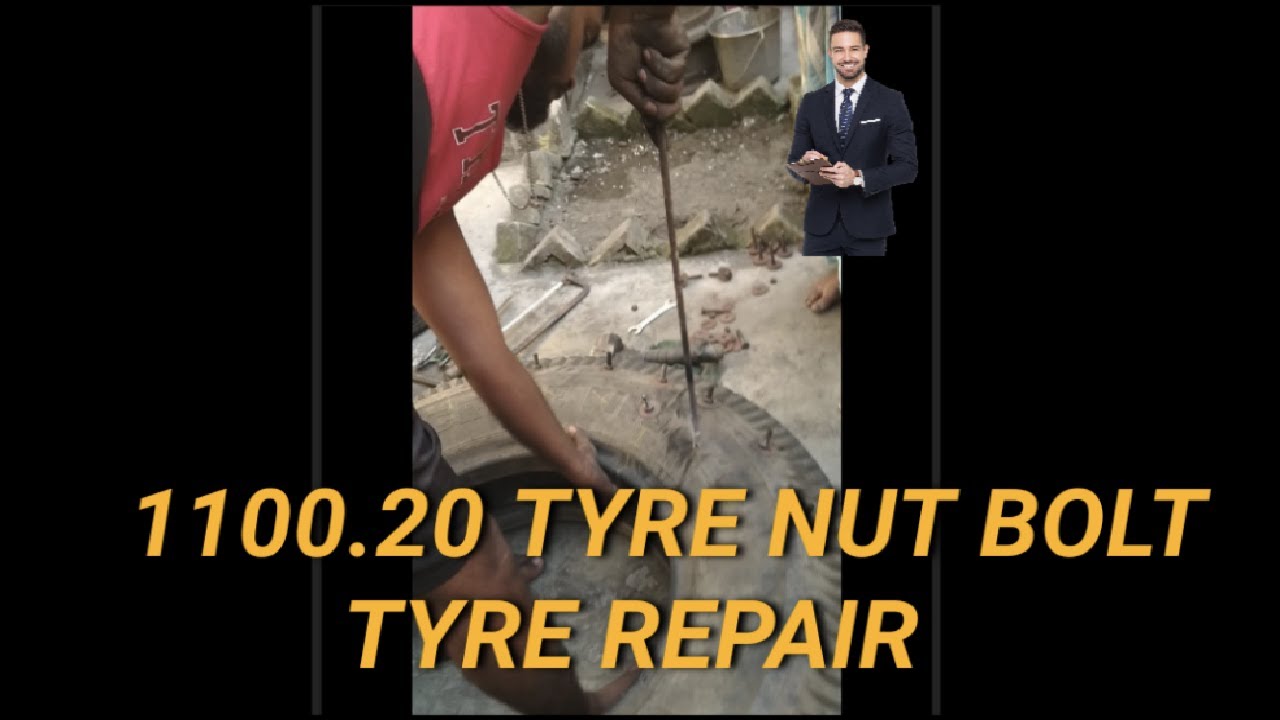 11000.20 HYDRA TYRE BIG CUT NUT BOLT WITH RUBBERING GATISPROCESS BY AZAD TYRE WORKS