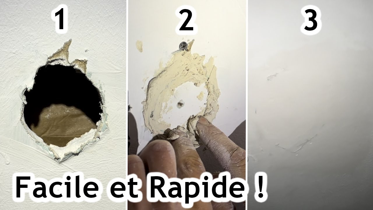 Comment Reboucher un Trou dans un Mur Placo? (grand ou petit)