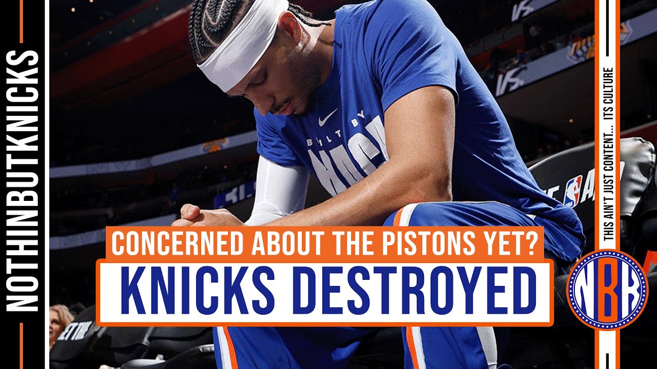 Under-manned Knicks destroyed by Pistons | Knicks Postgame Show