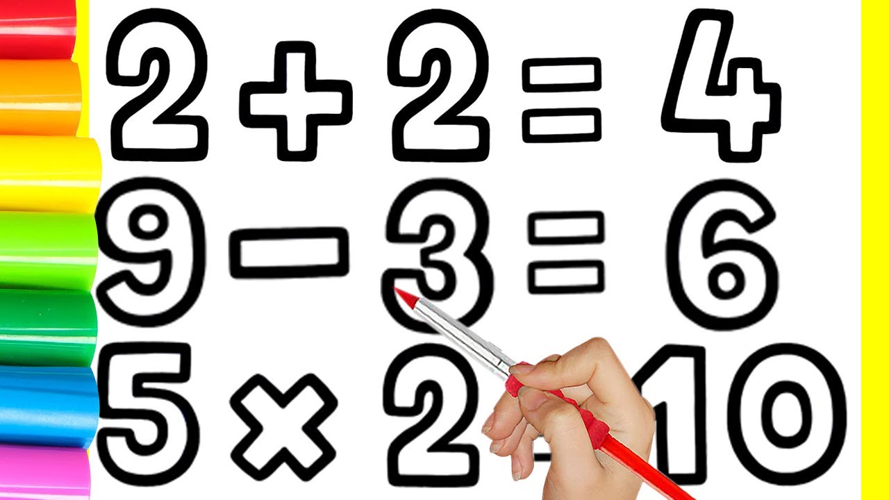 Bolalar Uchun Raqamlar va Asosiy Matematikani Qanday Chizish Mumkin