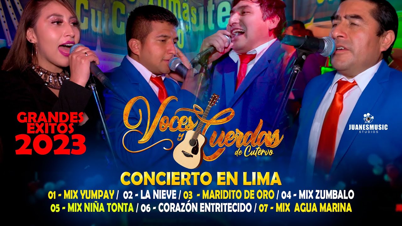 Voces y Cuerdas de Cutervo en Lima  Grandes Exitos Bailables (Concierto Fiestas Patrias)