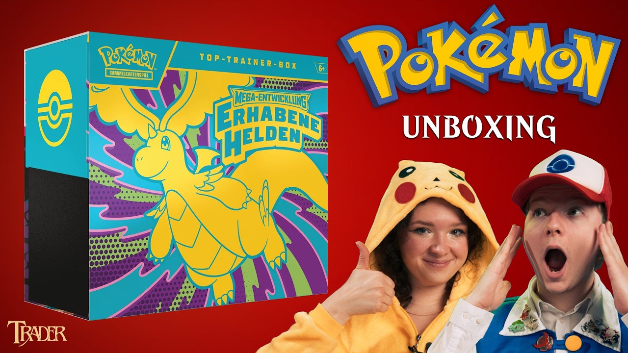 Pokemon Erhabene Helden Top Trainer Box Opening deutsch | mega evolution | Unboxing | Trader 2025