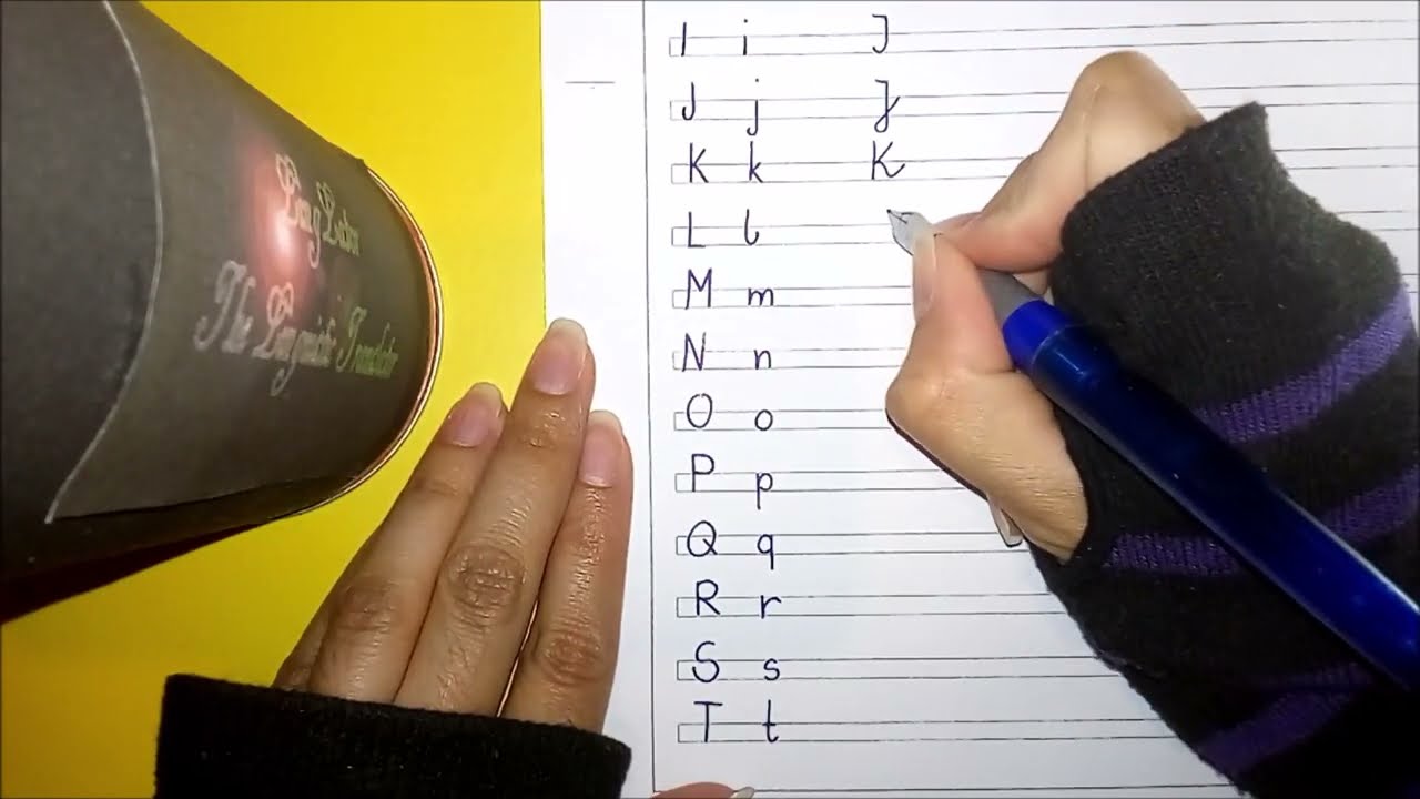 deutsche Handschrift lernen | learn German handwriting