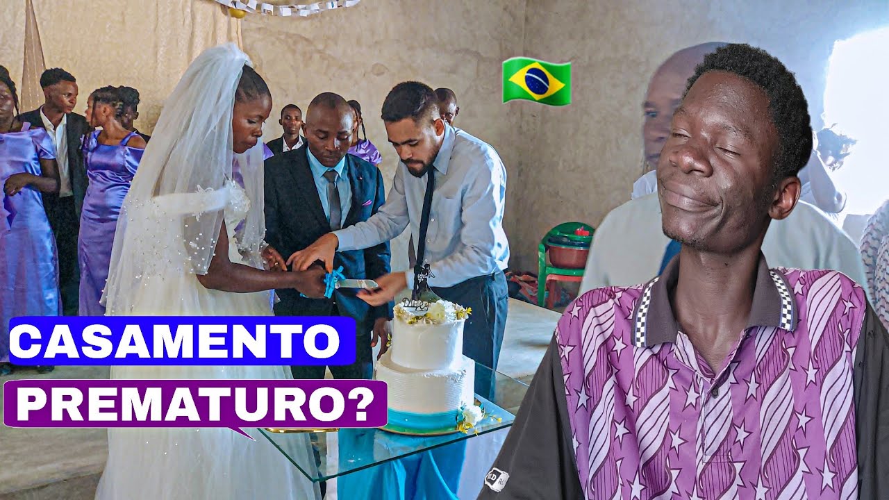 O pastor brasileiro ensinou casamento em Moçambique África  | casamento civil