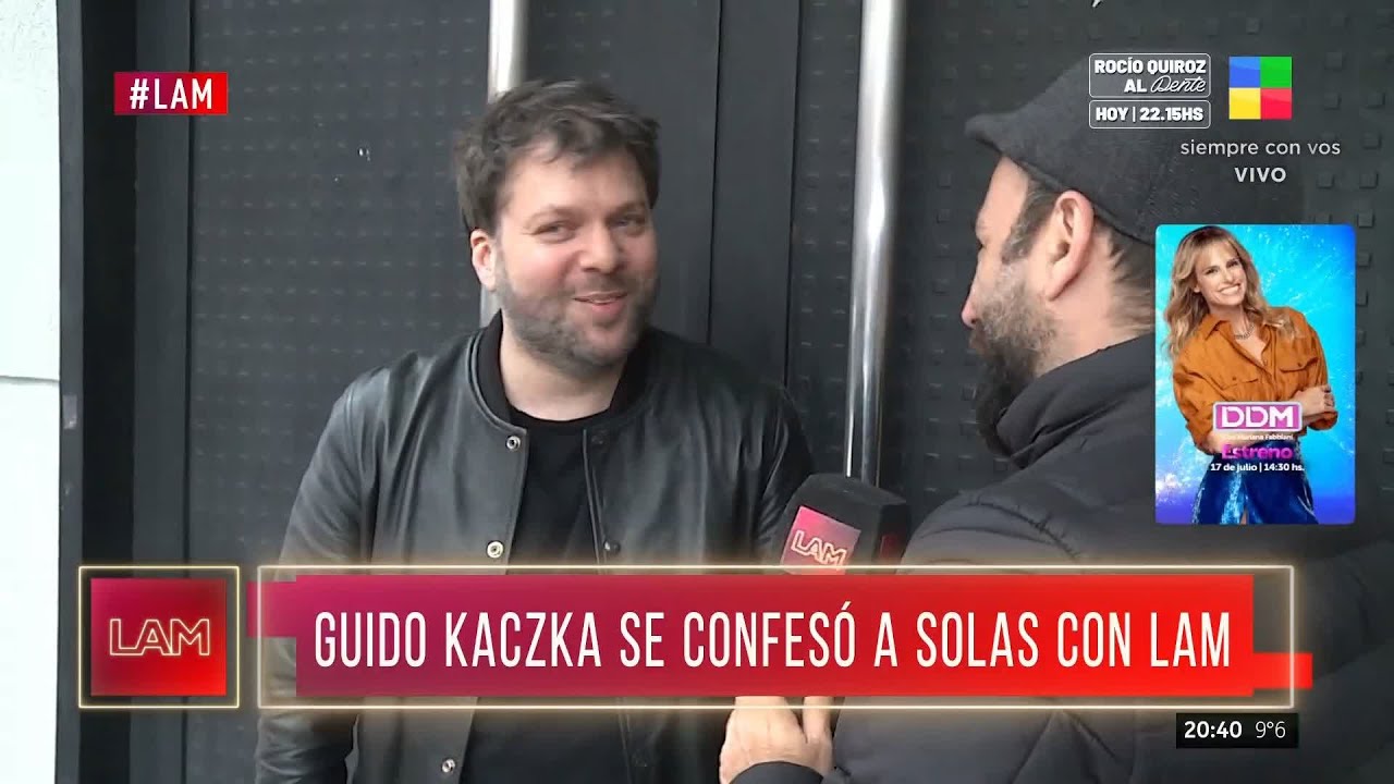 GUIDO KACZKA se CONFESÓ en LAM y HABLÓ de los EGOS en la TELEVISIÓN