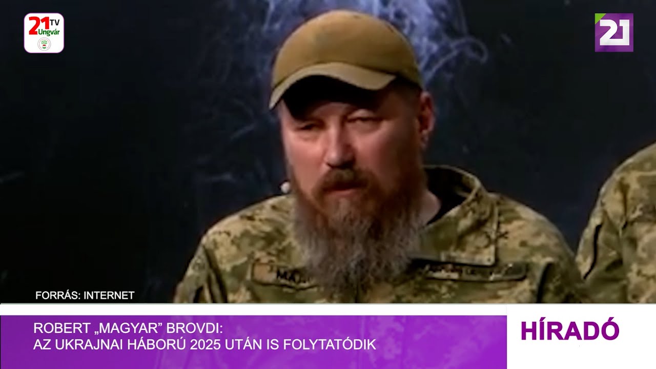 Robert &bdquo;Magyar&rdquo; Brovdi - az ukrajnai h&aacute;bor&uacute; 2025 ut&aacute;n is folytat&oacute;dik