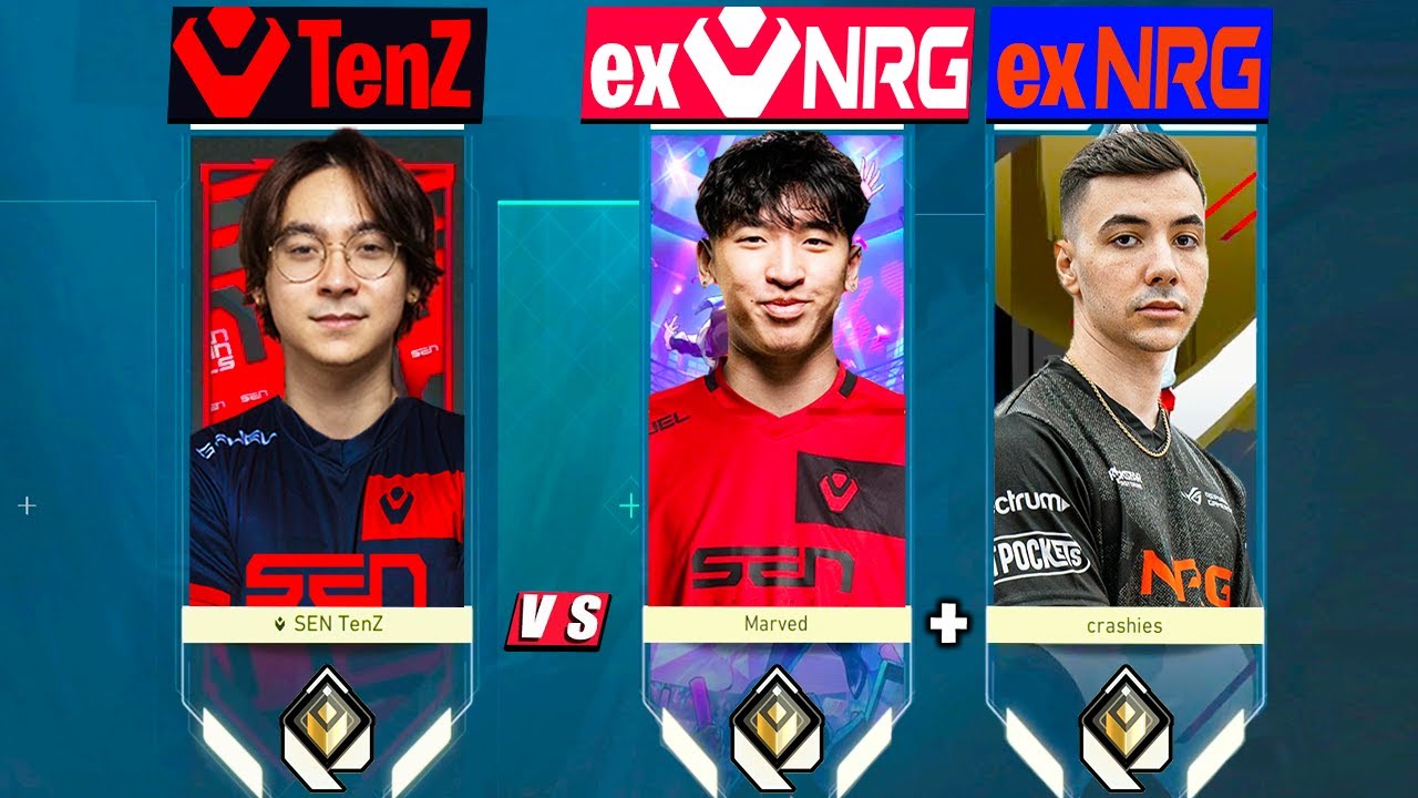 TenZ уничтожает и показывает бывшему игроку SEN/NRG Marved и бывшему игроку NRG Crashies, что он ...