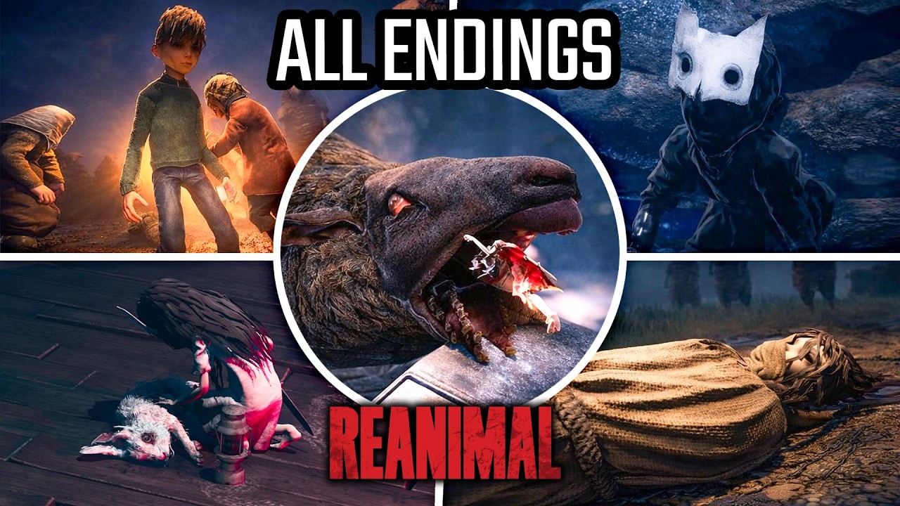 ALL ENDINGS in REANIMAL (+Secret Ending & Tutorial) | Reanimal [FULL GAME] Showcase