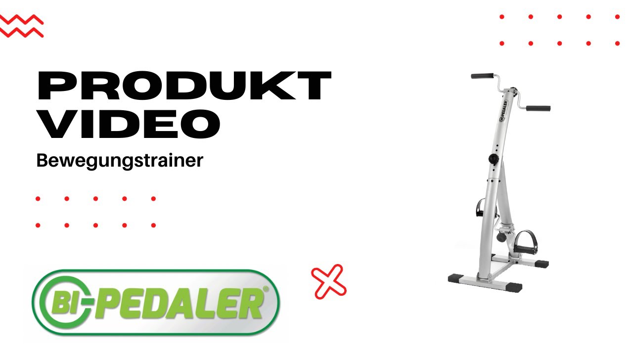 Bi Pedaler&reg; Bewegungstrainer | f&uuml;r Senioren trainiert Arme und Beine  | Sport im sitzen
