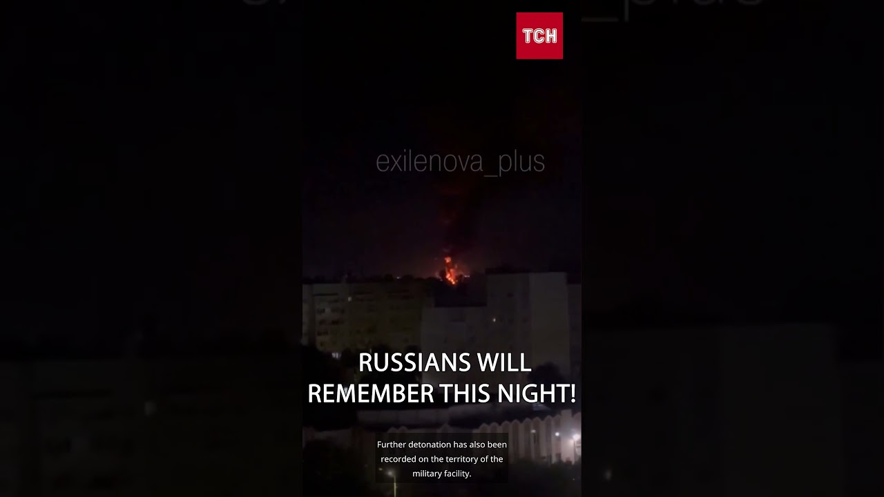 HELLISH NIGHT IN RUSSIA! Drones Break Through Rostov &mdash; AIRFIELD ERUPTS IN FLAMES!