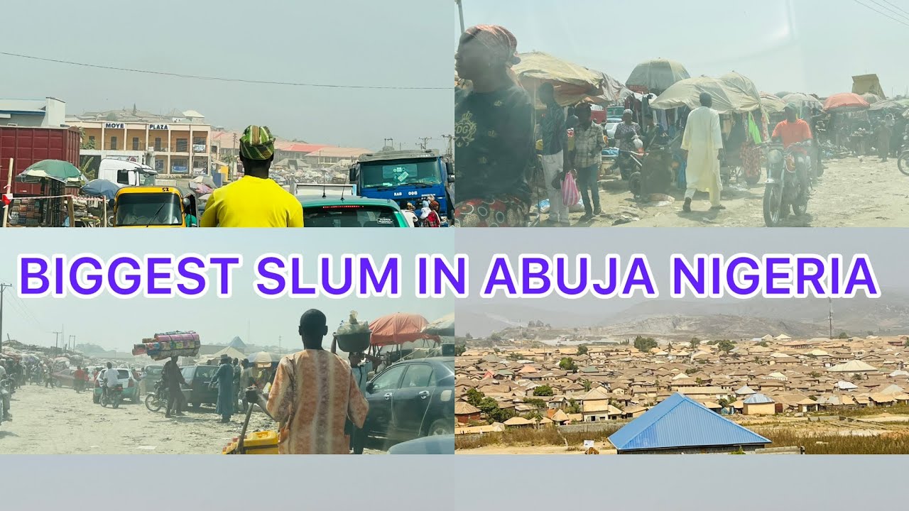 ТУР ПО АБУДЖЕ: Крупнейшие трущобы Абуджи || MPAPE ABUJA в центре города