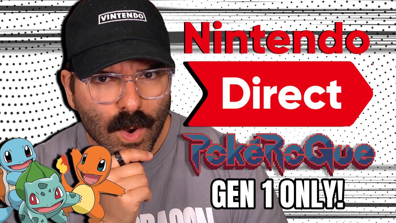 Nintendo Direct Live Reaction & Finally Beating PokeRogue With ONLY Gen 1 Pokemon!?