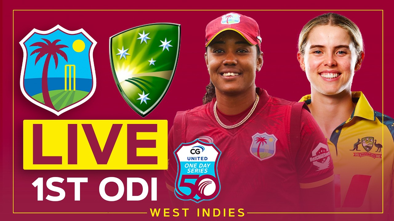 🔴 LIVE | West Indies v Australia | 1st ODI