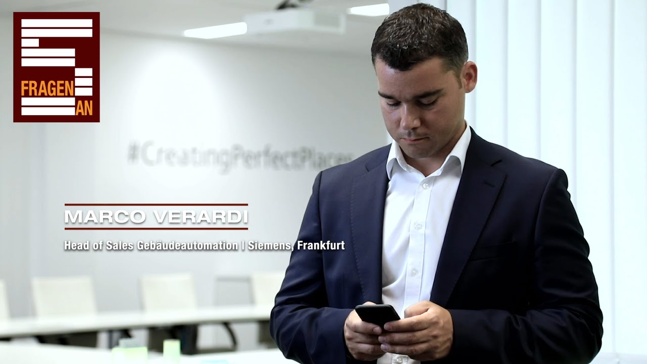 5 Fragen an... Marco Verardi von der Siemens AG: Geb&auml;udeautomation und Hochh&auml;user in Frankfurt/Main