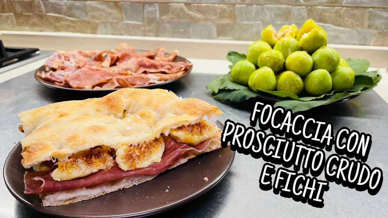 MONSIEUR CUISINE CONNECT Lidl - Focaccia con fichi e prosciutto crudo