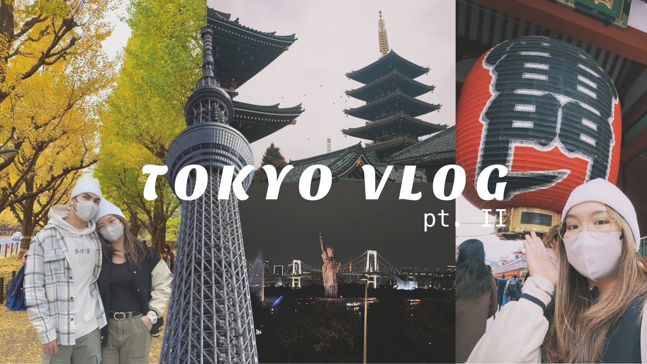 TOKYO TOUR ep. 2 | jingu gaien ginko ave | sensōji temple | tokyo skytree | odaiba | foodtrip