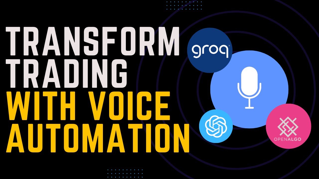 OpenAlgo  - Voice Based Trading Automation using Groq (Whisper Large V3 Model)