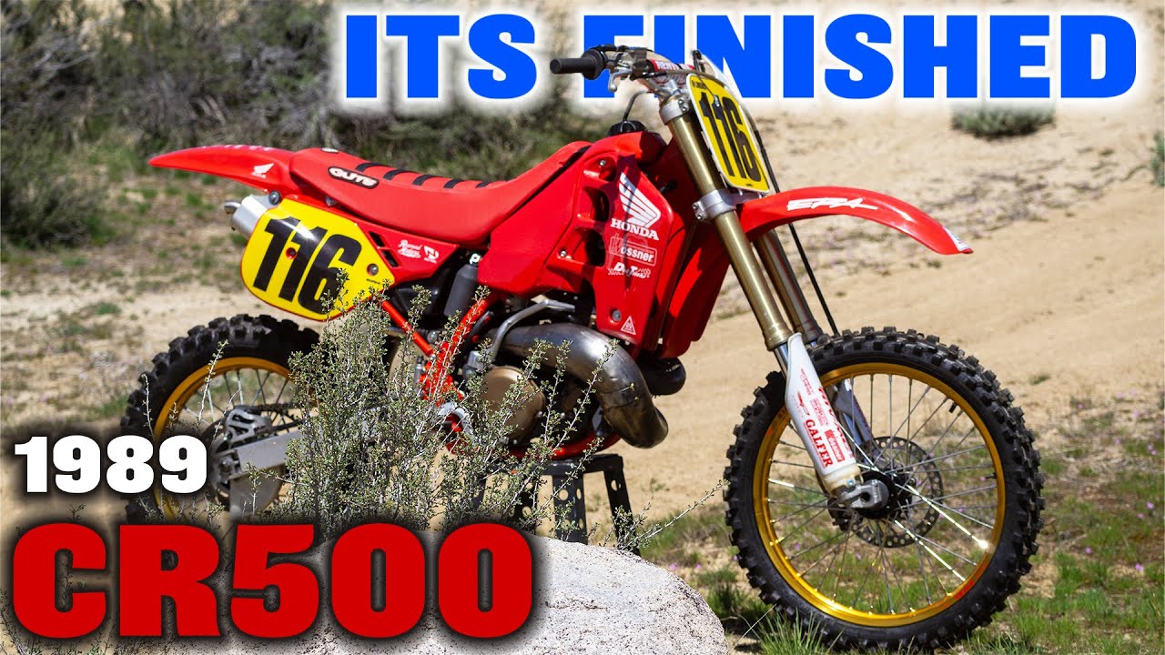 Its Finished!! 1989 CR500 this bike is insane!