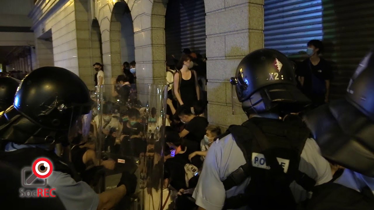 10JUN2019警方捉拿佔領大批告士打道示威者