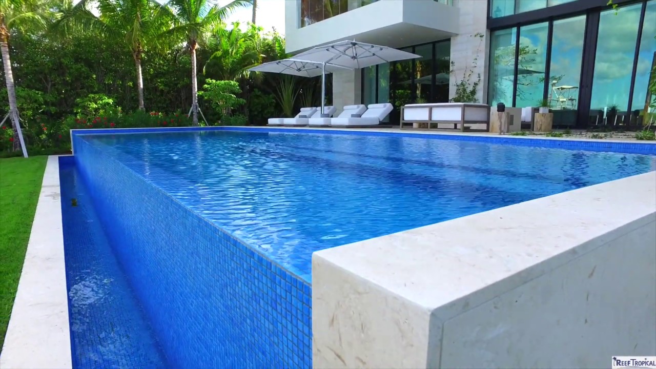 Tropical Modern Water Feature