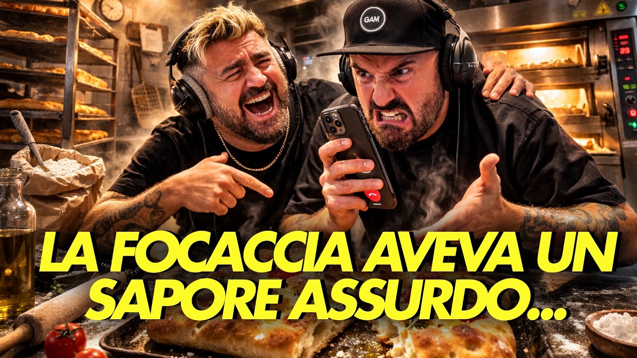 LA FOCACCIA AVEVA UN SAPORE ASSURDO...FINISCE MALISSIMO