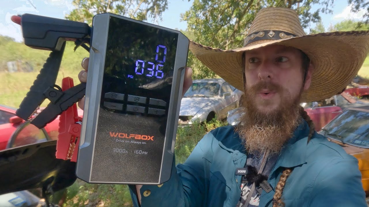 WolfBox Megavolt16 Air Jump Starter & Tire Inflator