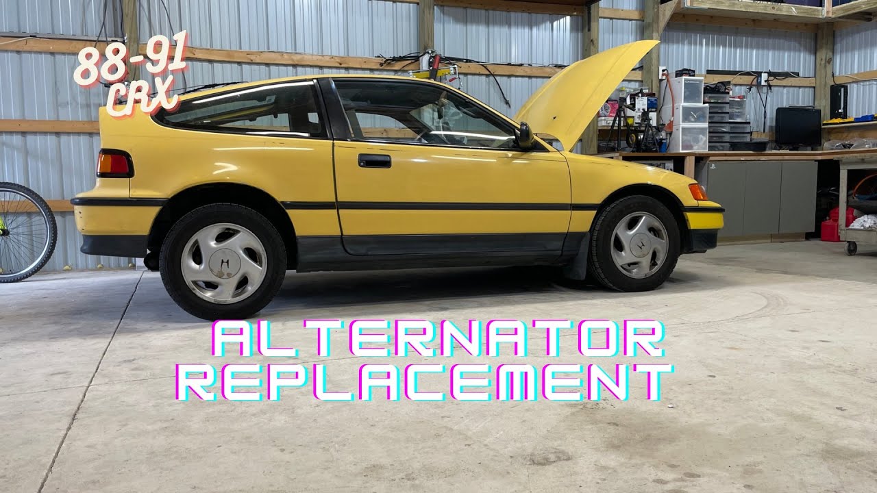 1988-1991 Honda Civic/CRX Alternator Replacement
