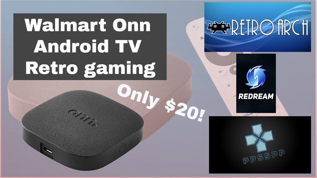 ONN Android TV Ретро-игры