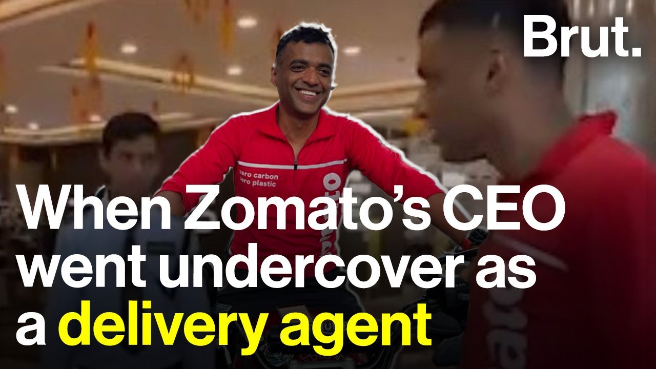Zomato&rsquo;s CEO went undercover as a delivery agent