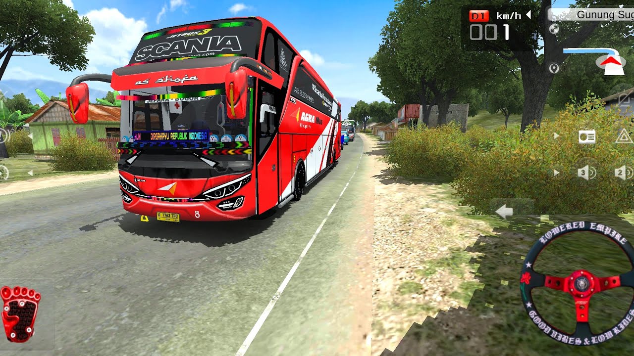 Full Basuri Trip Bus Agra Mas SHD | Bus Simulator Indonesia