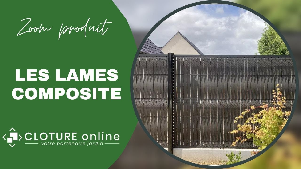 Présentation produit | Les lames composite pour grillage rigide