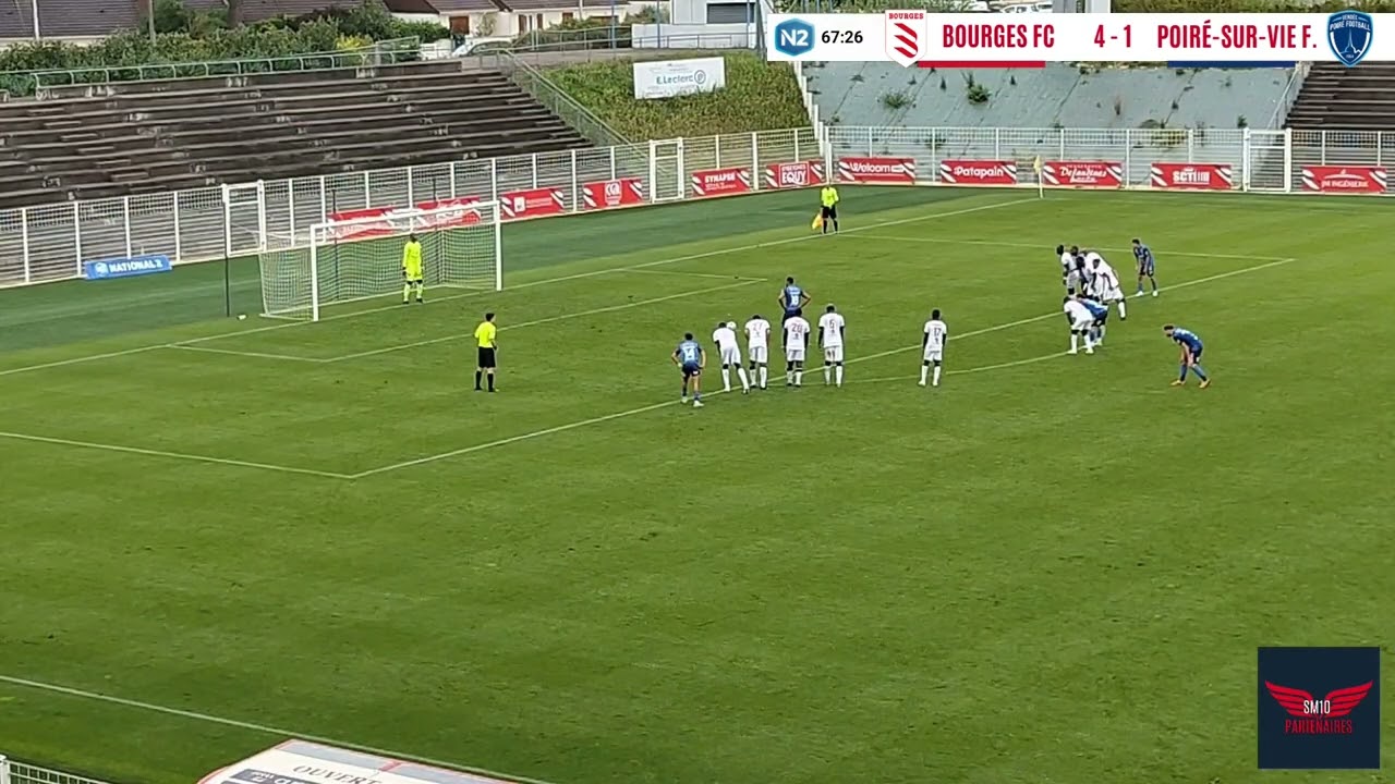 N2-J01 /// Bourges FC vs Poiré-sur-Vie football : 4-2 - Résumé du match.