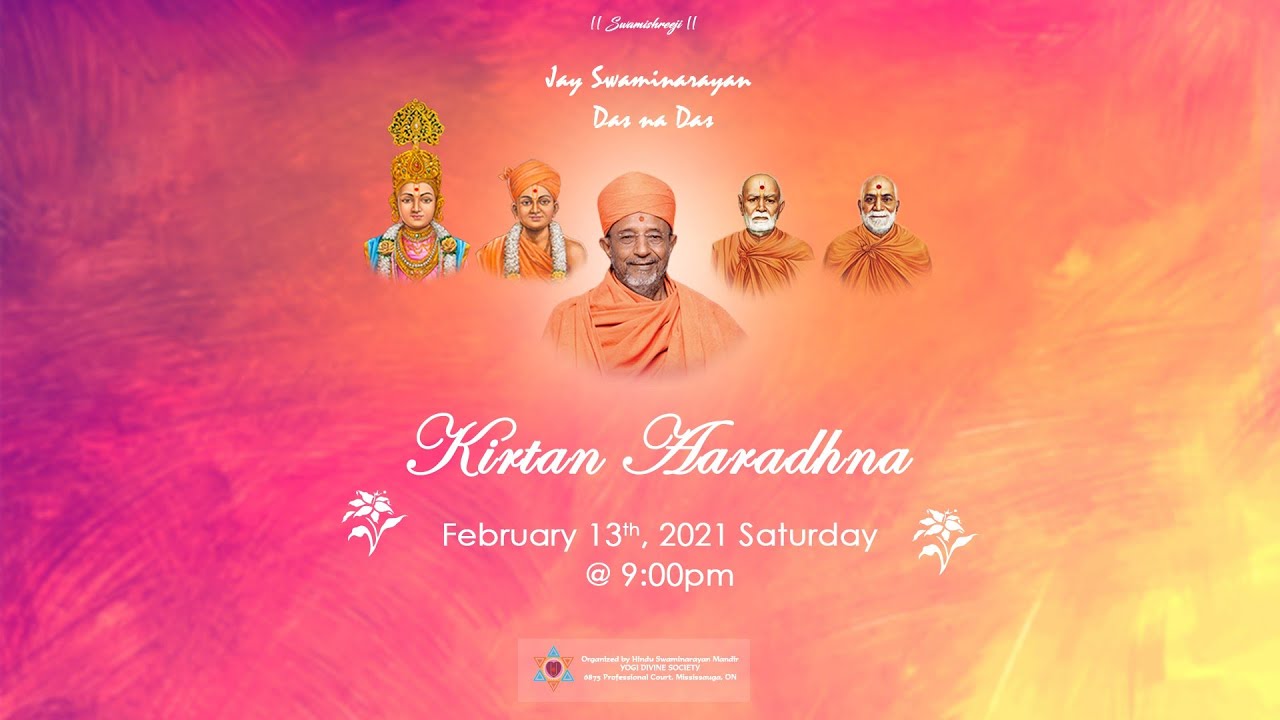 Kirtan Aaradhna February 13, 2021 - Toronto, Canada