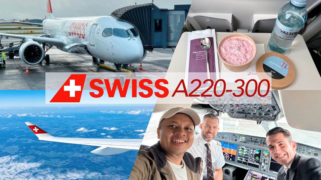 KEREN! SWISS A220-300 • LX1270 Zurich - Copenhagen (Euro Trip Part 6)